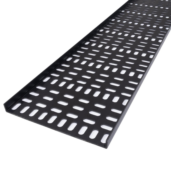Argosy Black PVC Cable Tray- pack of 20